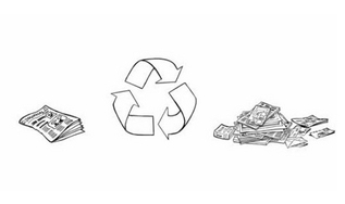 animation sur le recyclage