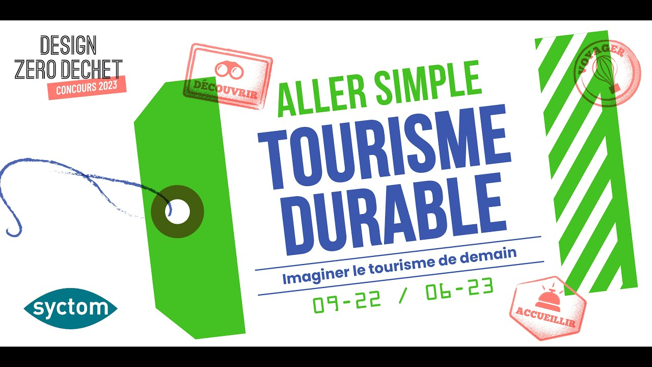 Concours Design Zéro Déchet : lancement de l'édition 2023 "Aller simple pour un tourisme durable"